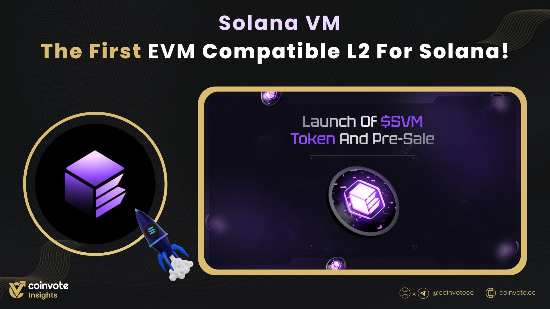 Solana VM launch campaign visual